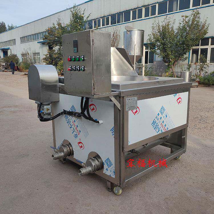 蒜粒油炸机金乡大蒜粒油炸锅宜福自动电加热蒜末油炸机价格