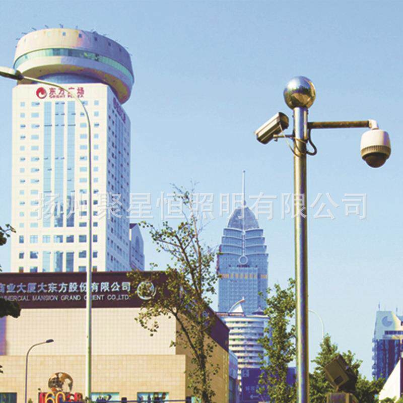 厂家定 制 电子监控杆 八角道路监控立杆 交通设施电子卡口安监杆