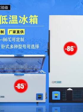 超低温冰柜-45-86度工业低温冰箱家用实验室用科研超低温冷冻冰箱
