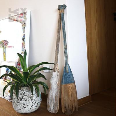 YBOX船桨挂饰美式实木覆古做旧KTV酒吧壁饰照相馆拍摄装饰道具海