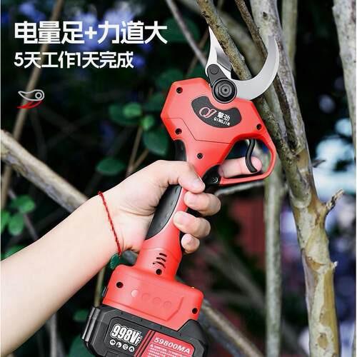 电动修枝剪刀充电式电剪刀园艺园林果树