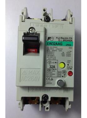 EW32AAG 2P 32A 30A 20A 15A 10A 5A 3A富士漏电断路器EW50AAG 2P