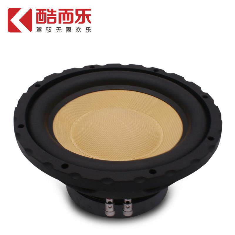 12V汽车音响扬声器酷而乐车载音响改装10寸超重低音喇叭