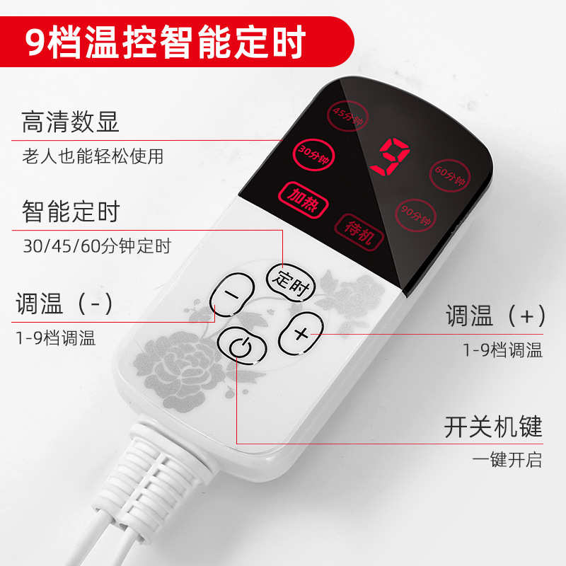 厂家直供海盐包理疗手控质量认证调温定时数显控制器热敷温控开关