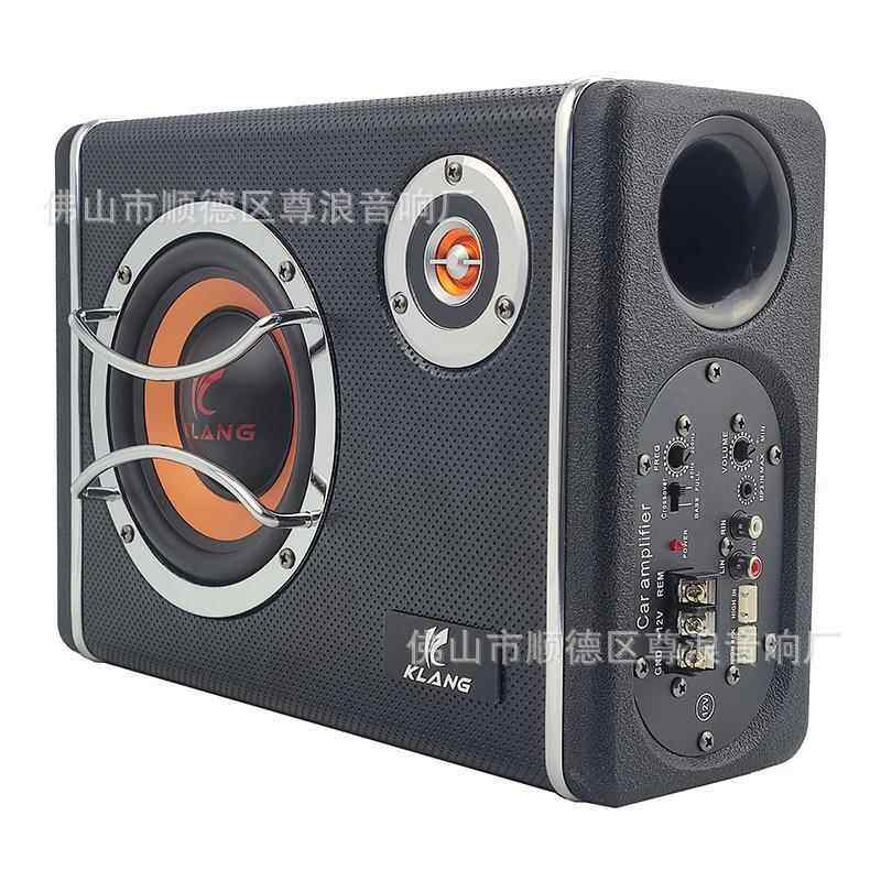 汽低音响用8寸车载重低音炮音KL-C8炮车方形车专业音箱功放一体机