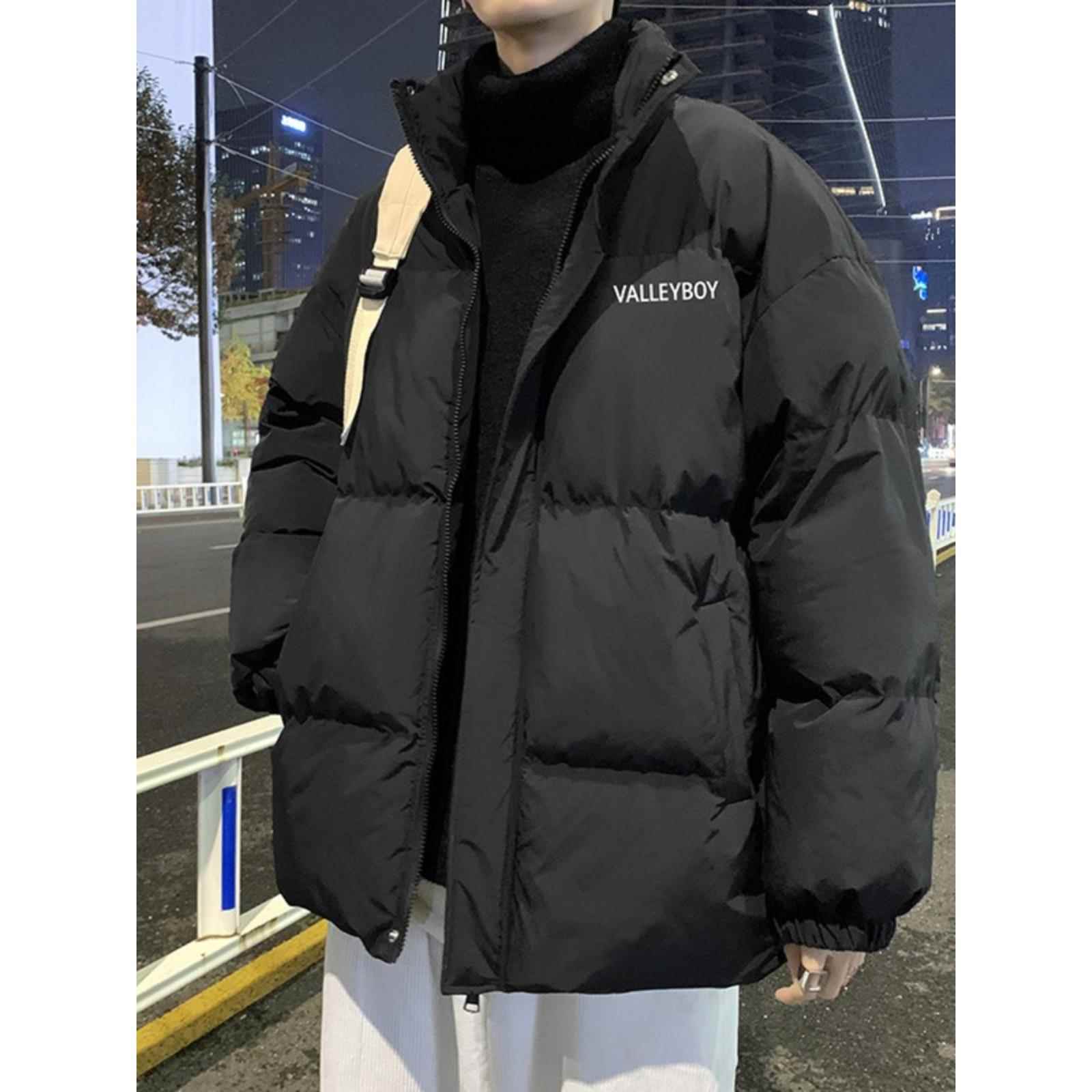 羽绒服男款冬季2025新款情侣保暖加厚美式高街外套青少年冬装棉服