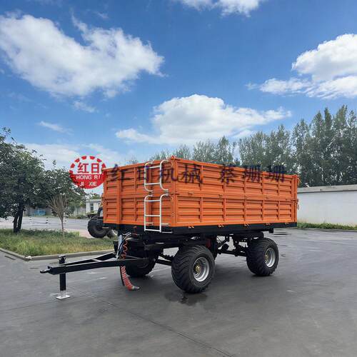 拖车7ＣＸ-8 液压自卸农用拖车自卸转运车农用双轮拖车斗运输车斗
