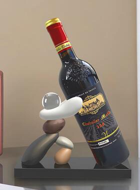 石来转边酒架奢酒柜摆件JRA6321桌面轻送礼客厅玄关餐柜运家居装