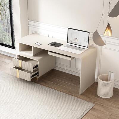 初生现代简约中轻写字书桌奢家用桌子办公桌卧室电桌ltao1022脑台