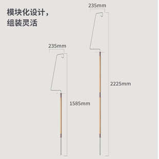源頭廠家巧兔露營(yíng)燈架櫸木實(shí)木營(yíng)地?zé)艏茏右盃I(yíng)戶外拼接支架收納包