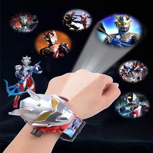 儿童投影手表奥特卡通发光电子表汪汪男孩宝宝幼儿园玩具队礼物