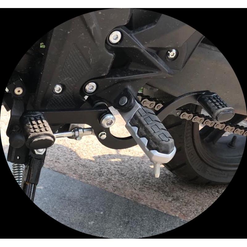 适用LX300R 复古无极300AC摩托车改装保险杠前后踩排挡杆边包支架