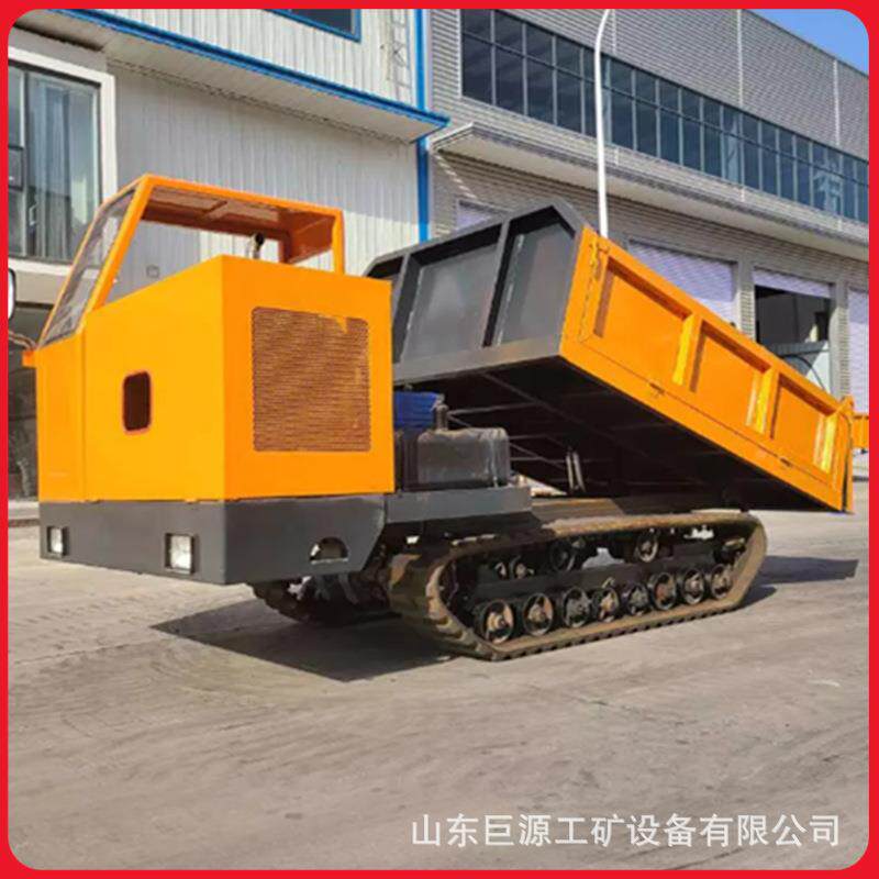 大吨位履带自卸车农用液压自卸搬运车工作可靠履带爬山虎运输车