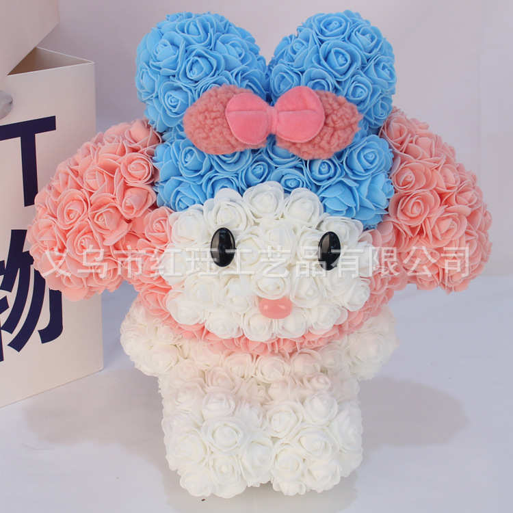 SEEROSE网红永生花玫瑰花美乐蒂礼盒圣诞情人节女友示爱生日礼物