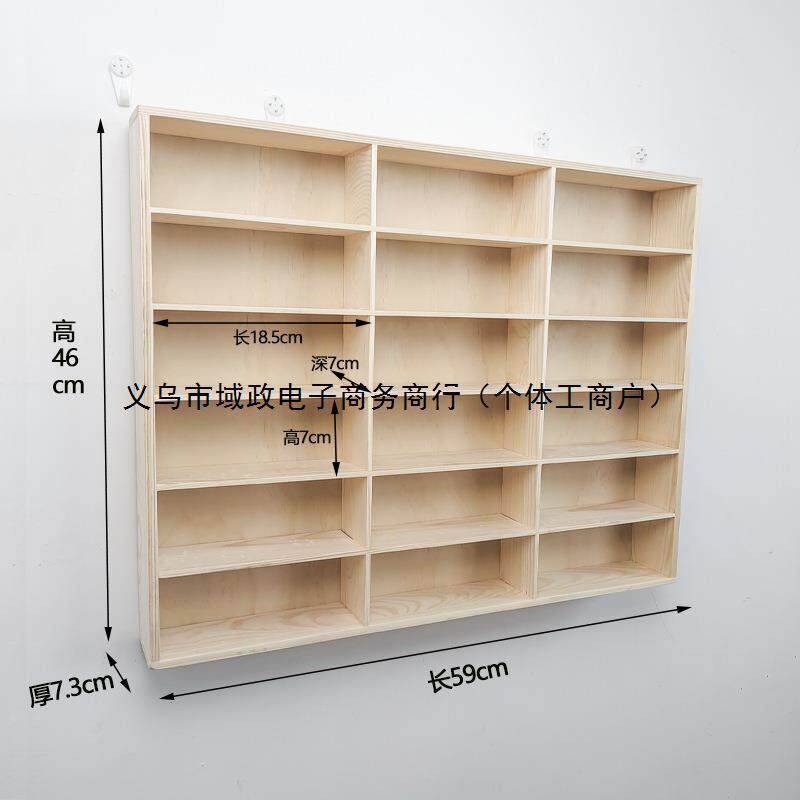 实木多格小汽车收纳格墙玩具置物多SKX架层车上模1:64美多卡展示