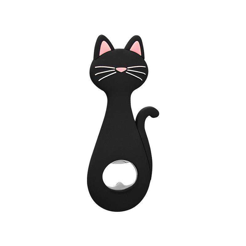 卡通猫咪创意啤酒开瓶器开酒器家用瓶起子起瓶器启瓶器磁力冰箱贴