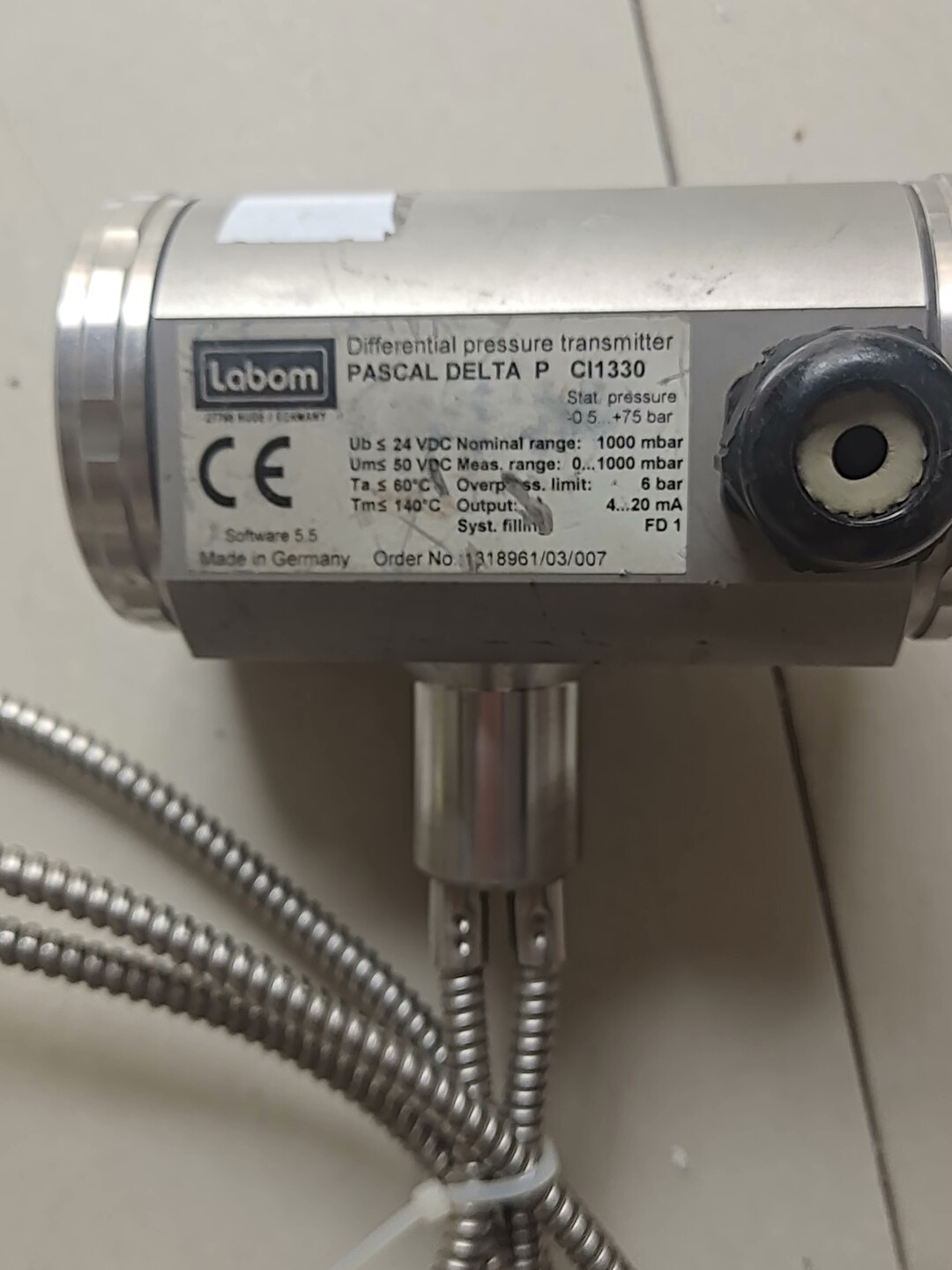 德国labom 压力变送器 型号：CI1330设备拆机件，成
