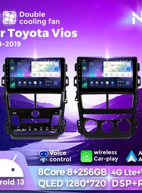 适用于ToyotaVios2018-2019丰田新威驰智能大屏安卓车载导航仪