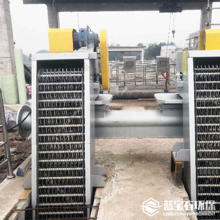 机械格栅安装图回转式细格栅选型参数循环自落式捞渣机