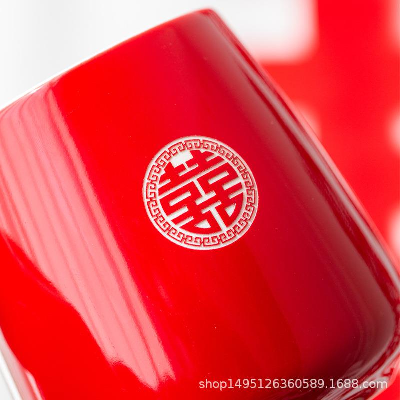 结婚牙刷杯套/装情侣洗漱刷牙杯漱口杯档一对婚嫁礼高陪子用品大