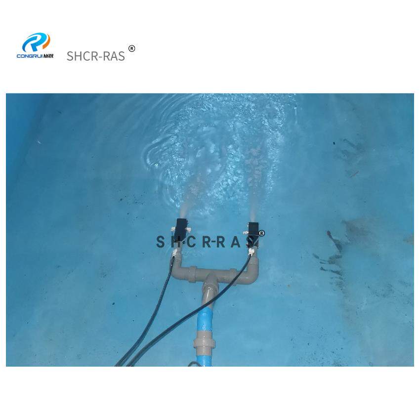 新款直销鱼池推水器静音曝气增氧机大流量造浪泵射流式潜水泵出水