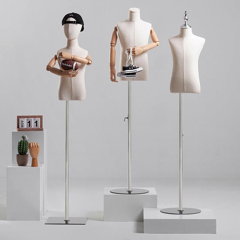 儿童模特道具服装店童装模特展示架衣服模特假人半身全身人偶架子