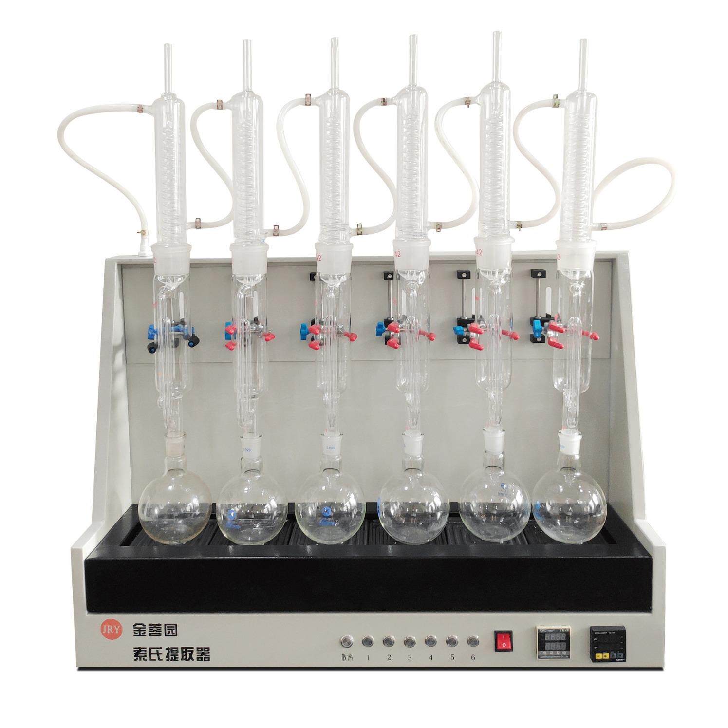 索氏萃取仪提取仪粗脂肪测定仪蛇形球形脂肪抽出器索式提取仪测定