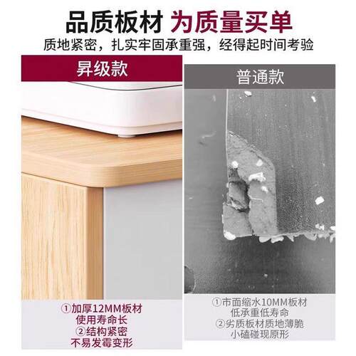 床头柜简约现代家用卧室床储见详情边锁收纳物带柜小型简易置物架