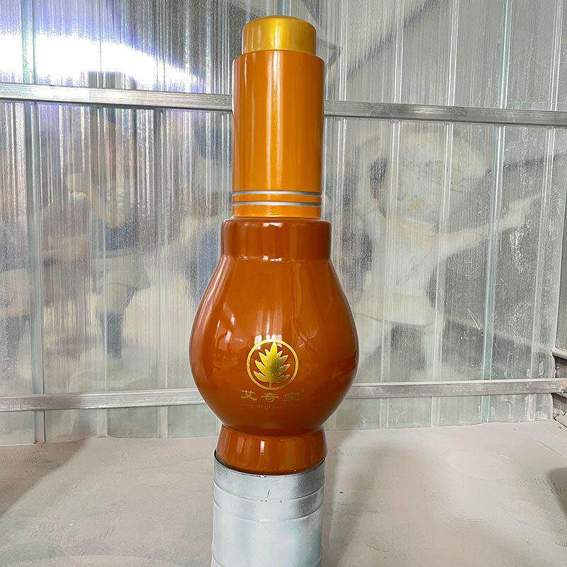 大型玻璃钢唇膏口红模型雕塑定制粉饼盒子道具精华液喷雾子泡雕