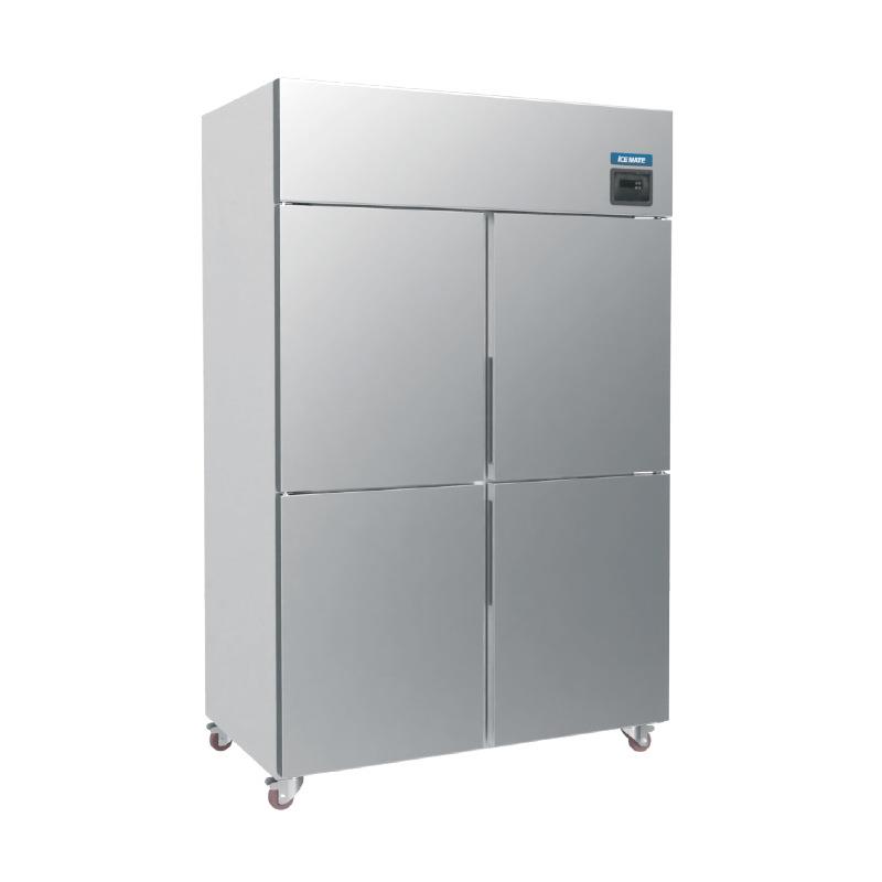 星崎ICEMATE艾世铭XR-128A立式冷藏柜四门风冷厨房商用保鲜冰箱