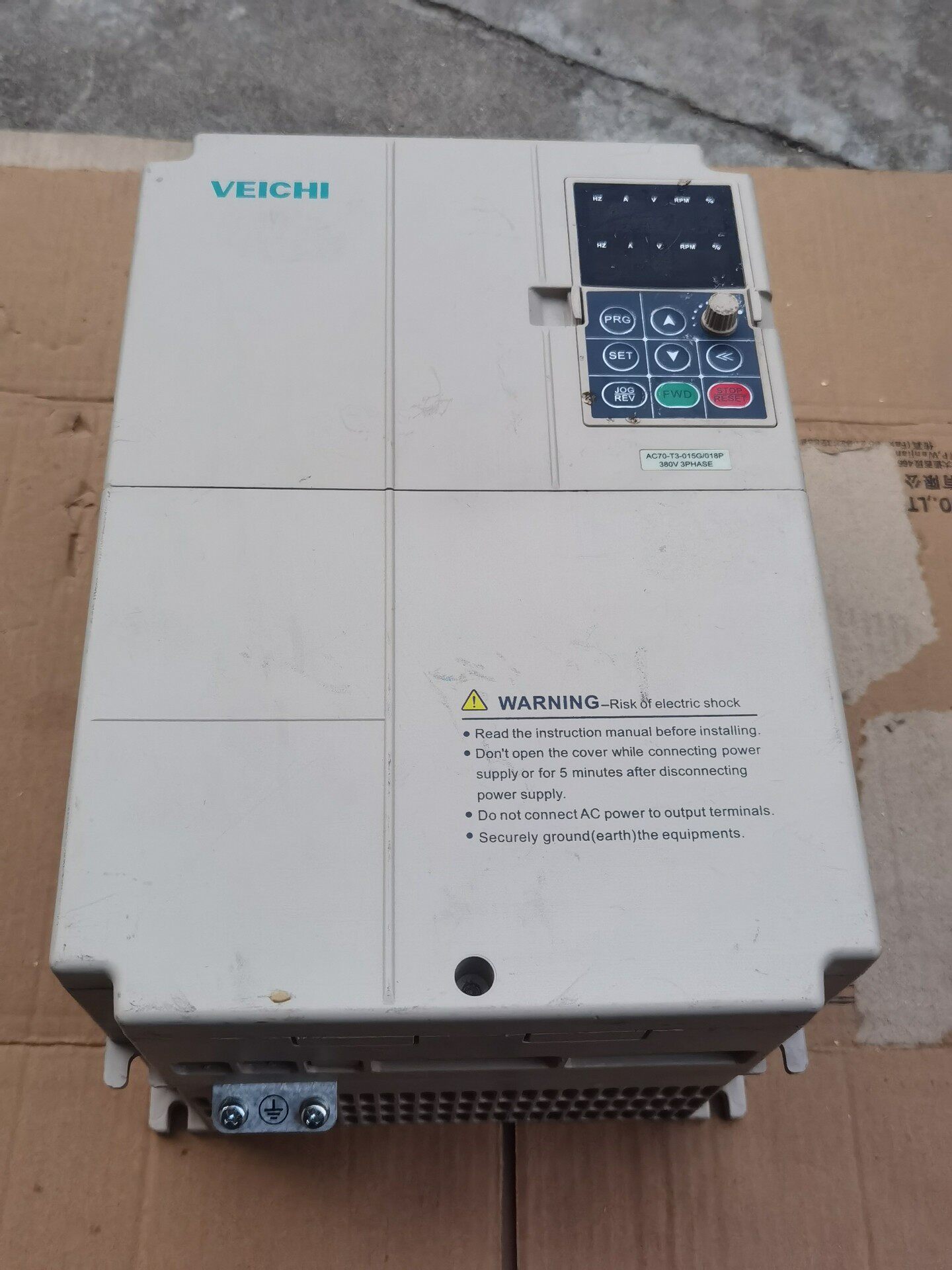 15kw伟创变频器AC70-T3-015G/018P详见下图