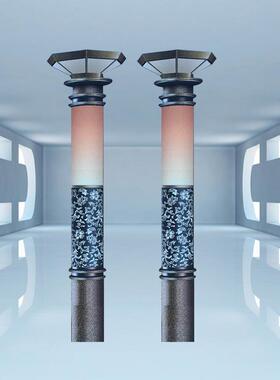 太阳能庭院灯3米户外超亮led花园别墅高杆灯小区防水景观灯道路灯