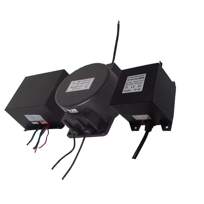 水底灯变压器220转12V24V交流AC变压器灯具变压器防水环形变压器