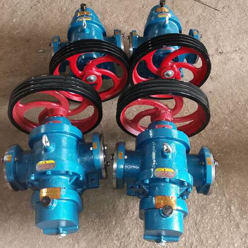 LC38罗茨齿轮泵 大流量沥青油泵厂家 皮带轮链接可抽粘度液体