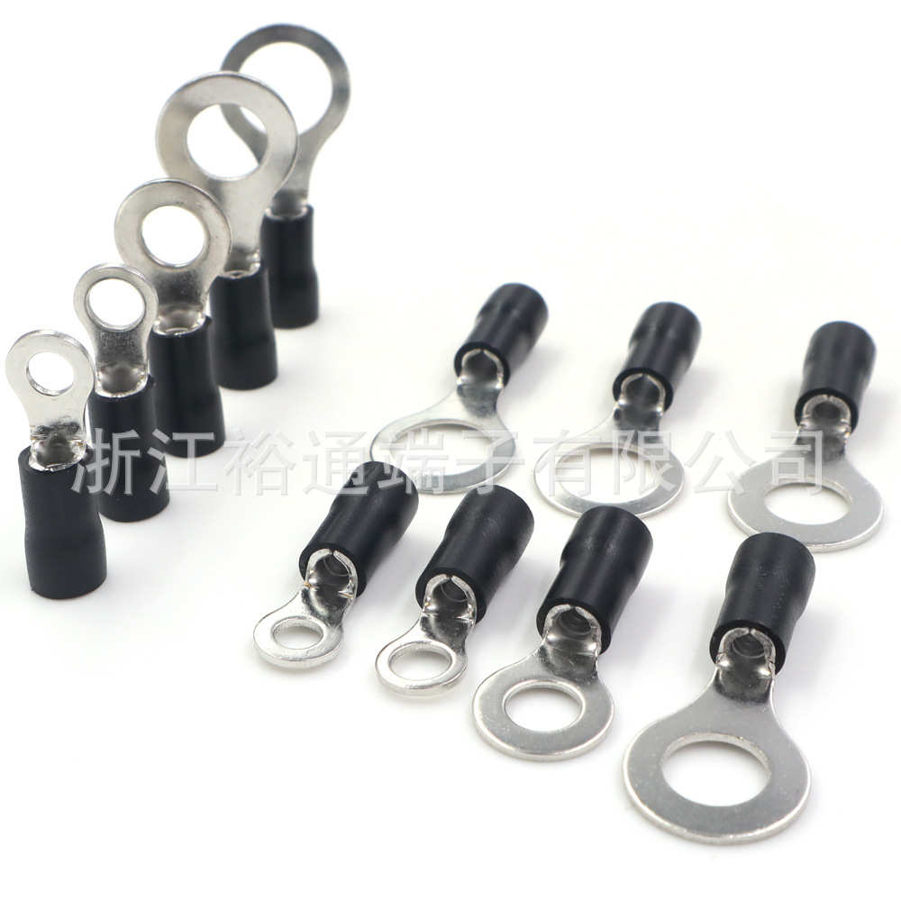 【RV系列】3.5-3.5/4/5/6/8/10/12圆形预绝缘冷压端子环14-12AWG