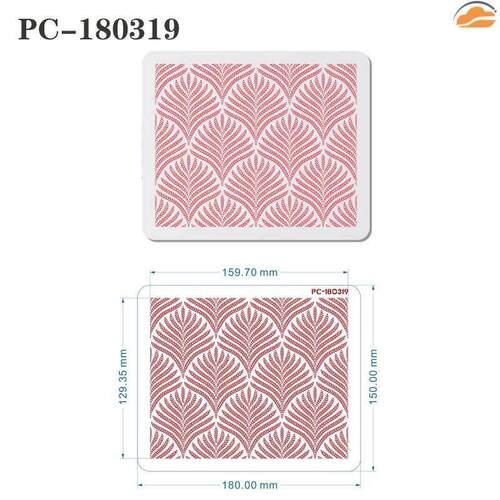 Wheat Spike Pattern Cake Stencil Plastic Lace Cake Boder Ste