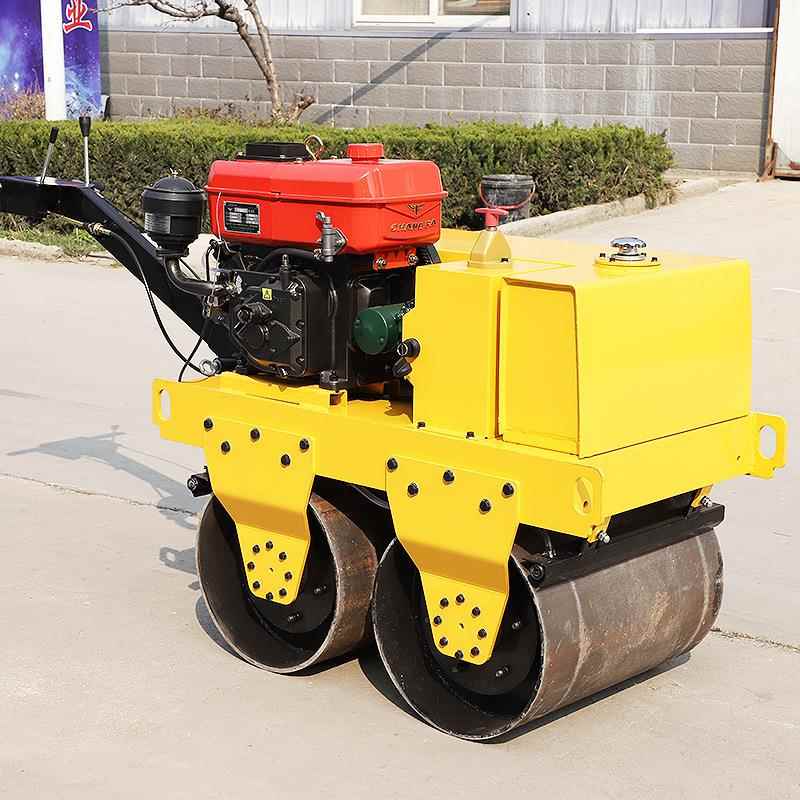 小单压路机1吨3吨路面压实路机手扶座驾式压机双钢轮振型动压XJT