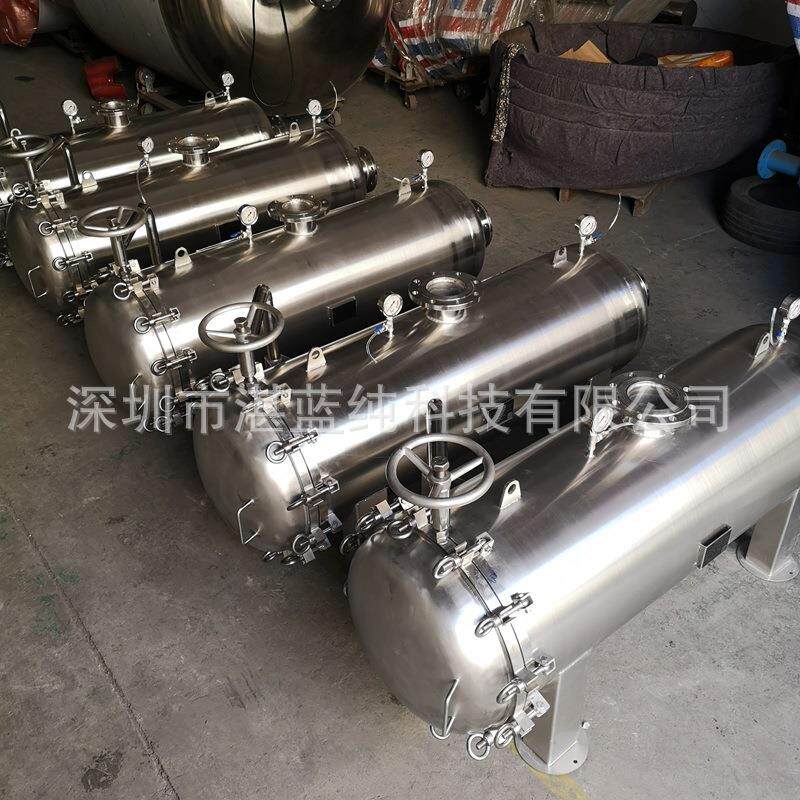 卧式不锈钢大通量精密过滤器篮网保护大通量保安过滤器厂家