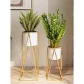 铁艺花架客厅落子PIX地式 轻奢内室家用绿萝植花物盆架盆栽盆景摆