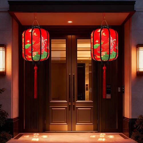 红灯笼2206年节大WAP号新年仿古阳台厅挂客春大门