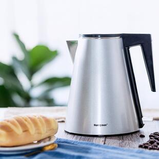 双层防烫 跨境亚马逊 strix温控器 星级酒店客房热水壶 1.2L Ebay