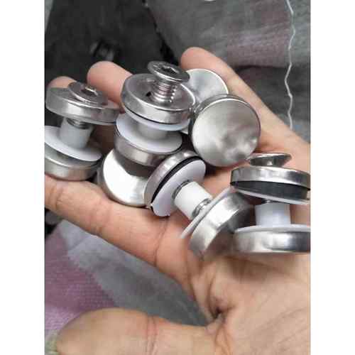 需定制不锈钢玻璃夹螺丝广告夹钉栏杆配件亚克力固定钉楼梯阳台紧