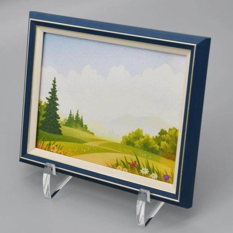 亚克力相框相片摆台支架玻璃相册展示架透明奖牌证书平板支撑托架