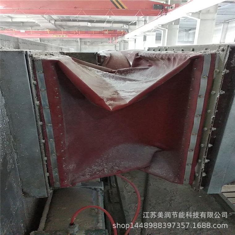 厂家直销 风机入口高温软连接 催化机进出口用 红色硅钛防火软接