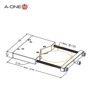 A-ONE线切割机床夹具棱形夹头 圆柱工件快速夹持夹头工装夹具