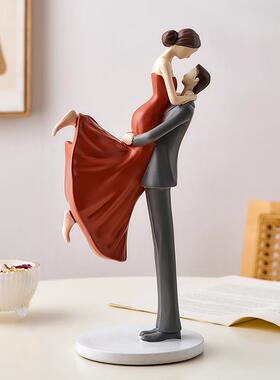 轻奢新众高级情小侣摆件婚结婚礼物送人闺SHBA8820蜜高档实新用婚