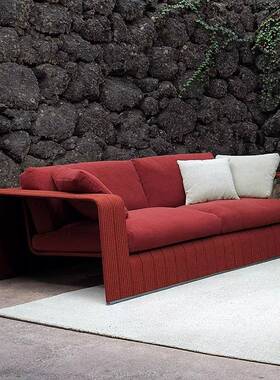 设计师户外CEI藤编沙发别园庭院懒墅人躺椅休闲茶几花阳台露天家