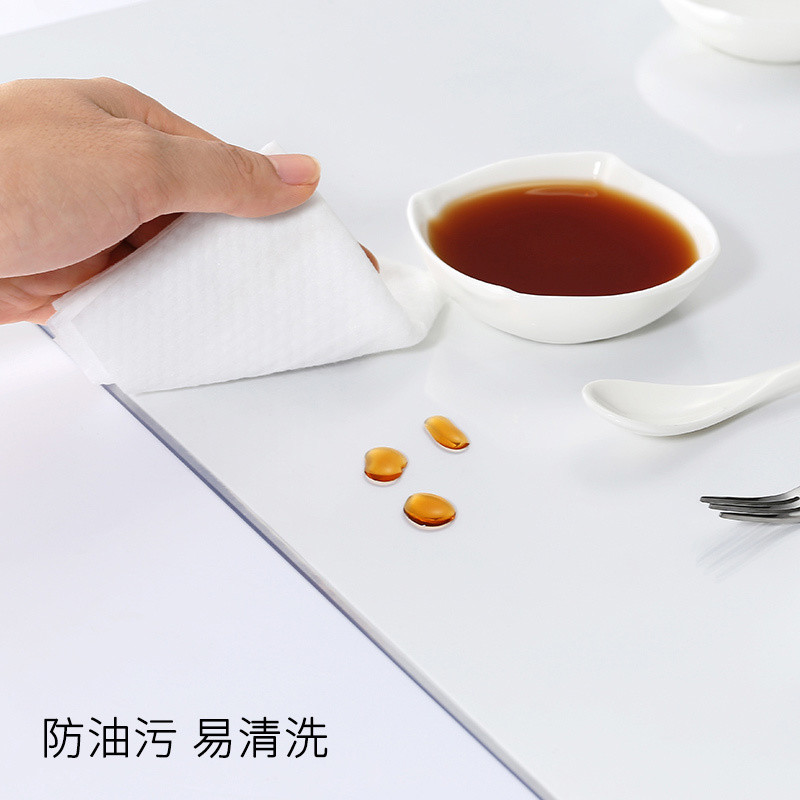 PVC防水软质玻璃透明桌布餐桌塑料茶几垫台布防油免洗磨砂水晶板