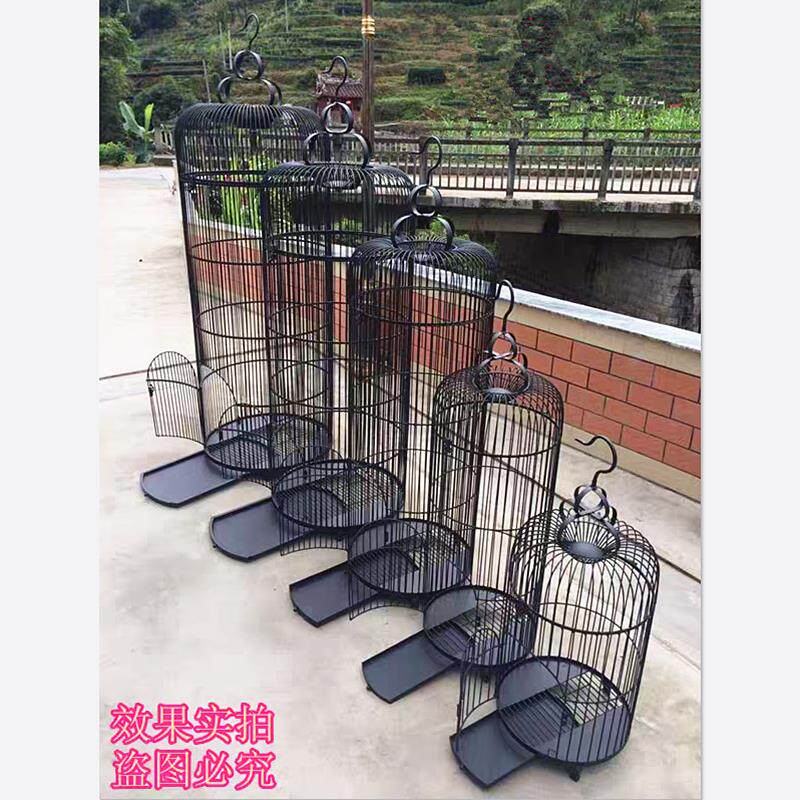 铁艺鸟笼新款大型养鸟笼大号八哥笼鹦鹉笼客厅样宠物笼户外养鸟笼