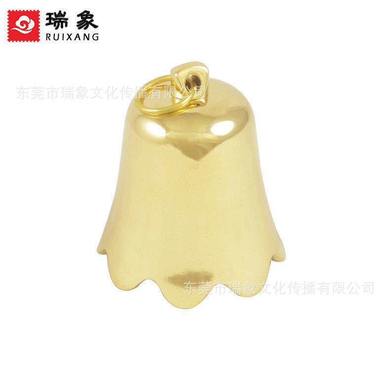 2.5寸黄铜八角铜铃铛/铜钟角铃寺庙车饰居家宠物挂件工艺品5352